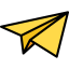 Paper plane icon 64x64