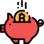 Piggy bank biểu tượng 64x64