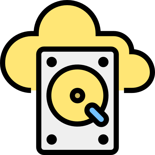 Cloud storage icon