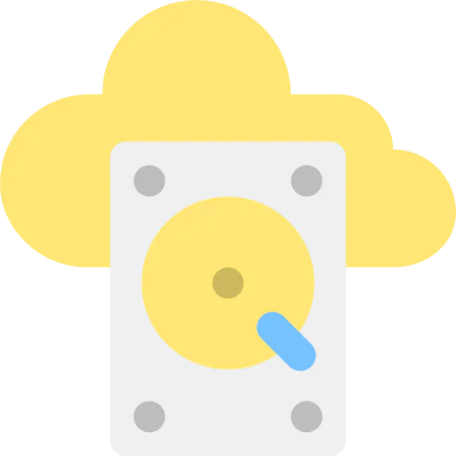 Cloud storage icon