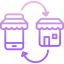 Shopping online icon 64x64