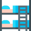 Bunk bed ícono 64x64