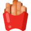 French fries icon 64x64