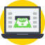 Online banking icon 64x64