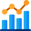 Bar chart ícone 64x64