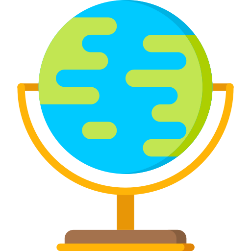 Earth globe icon