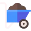Wheelbarrow icon 64x64