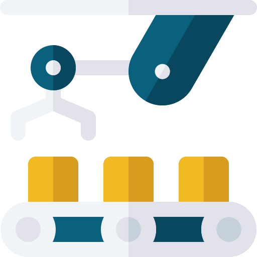 Robotic arm icon
