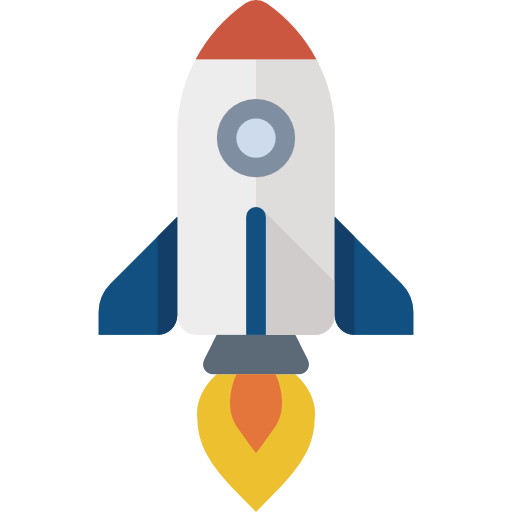 Rocket launch icon