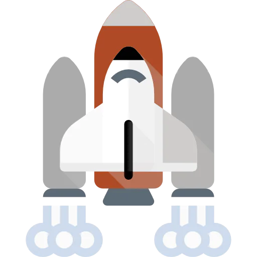 Rocket launch icon