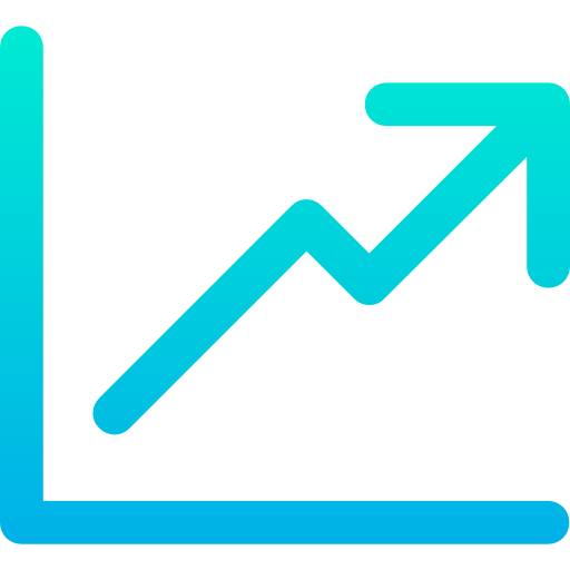 Line chart icon