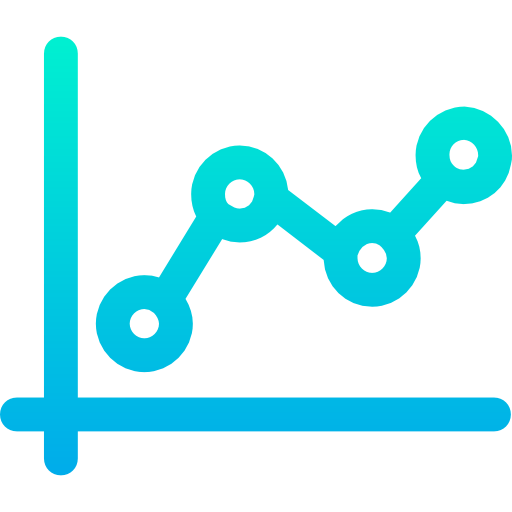 Line chart icon