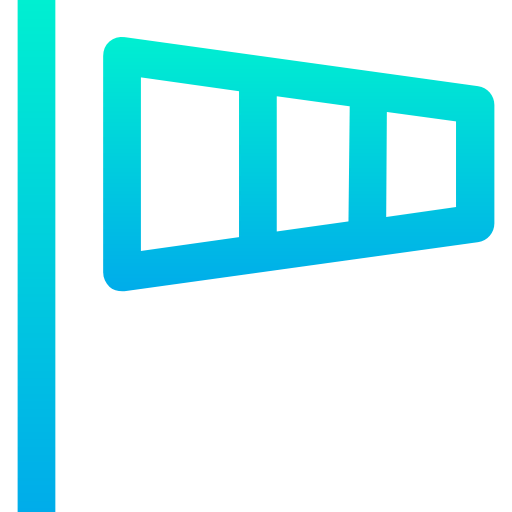 Wind flag icon