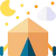 Camping tent icon 64x64