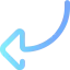 Curve arrow icon 64x64