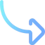 Curve arrow icon 64x64