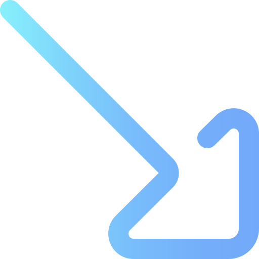 Diagonal arrow icon