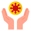 Coronavirus icon 64x64