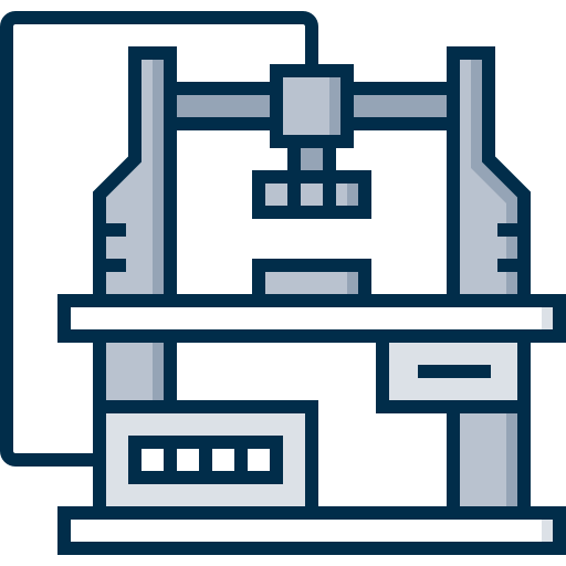 Press machine icon