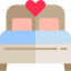 Double bed icon 64x64