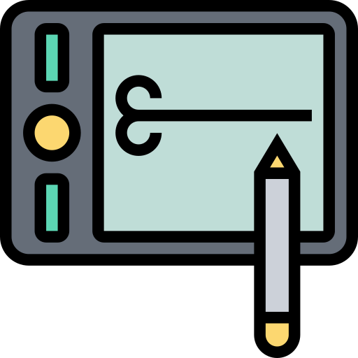 Graphic tablet icon