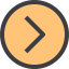 Right arrow ícono 64x64