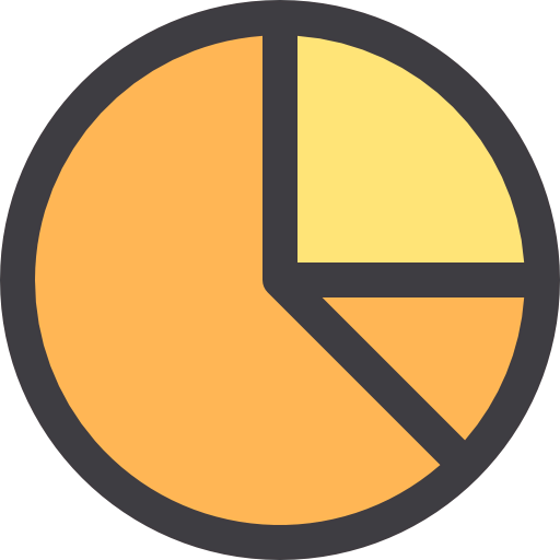 Pie chart Ikona