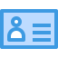 Id card Ikona 64x64
