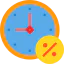 Wall clock icon 64x64