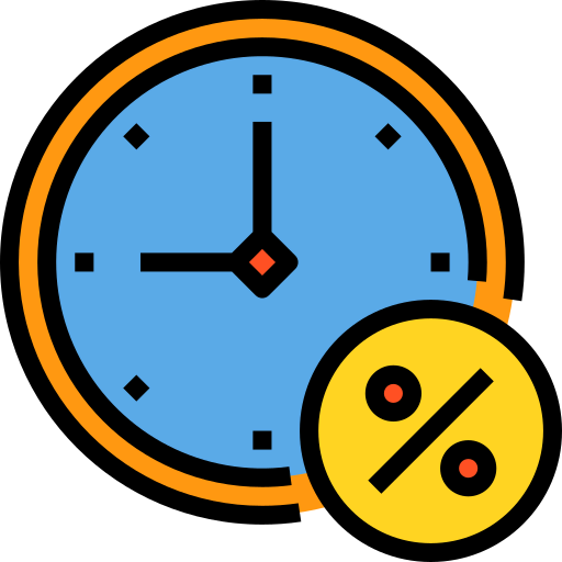 Wall clock icon