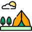 Camping tent icône 64x64
