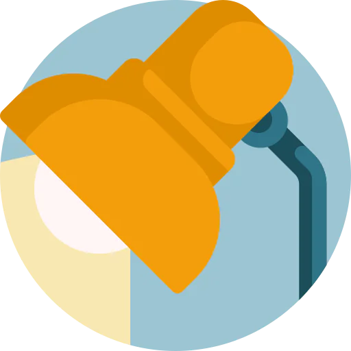 Table lamp icon