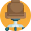 Office chair icon 64x64