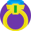 Diamond ring icon 64x64