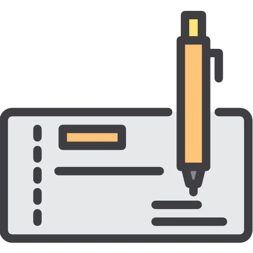 Cheque icon