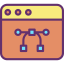 Web design ícone 64x64