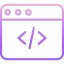 Web programming biểu tượng 64x64