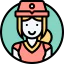 Stewardess icon 64x64