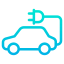 Electric car icon 64x64