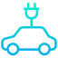 Electric car icon 64x64