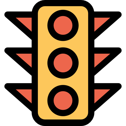 Traffic light icon