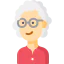 Old woman icon 64x64