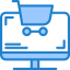Online shopping icon 64x64
