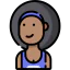 Afro hair icon 64x64
