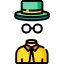 Invisible man icon 64x64