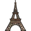 Eiffel tower ícone 64x64