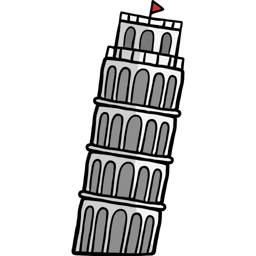 Leaning tower of pisa іконка