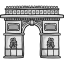 Arc de triomphe biểu tượng 64x64