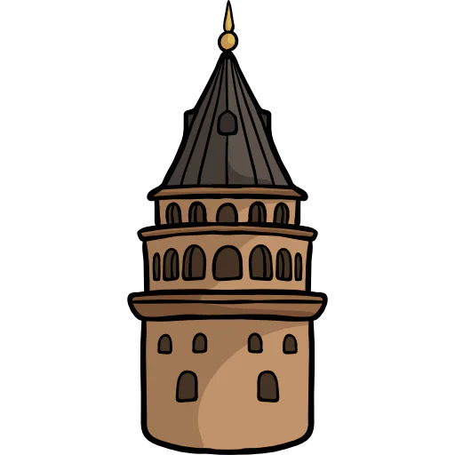 Галатская башня иконка