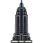 Empire state building 图标 64x64